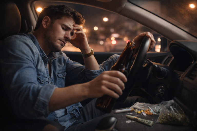 Man driving under drug influence